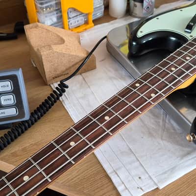 Fender 1964 Jazz Relic 2014 - Dark metallic Green image 11
