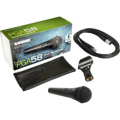 Shure PGA58-XLR Micro voix XLR interrupteur image 2