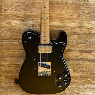 Fender TC-72 Telecaster Custom MIJ Fujigen 1984-1987 - Black image 1