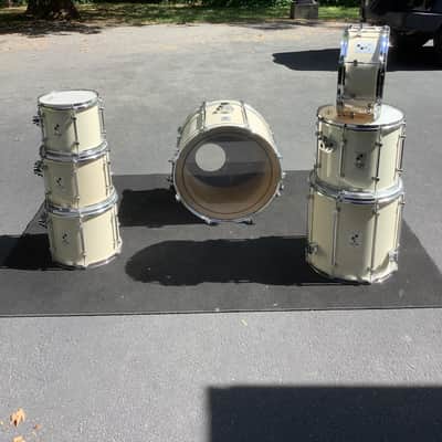 SONOR Force 2000 shell pack 80s - Cream white, Hardware available upon request image 2