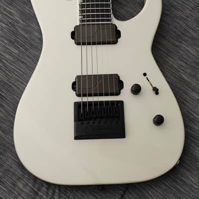 ESP E-II M-II 7B Baritone Evertune 7 String Pearl White image 1