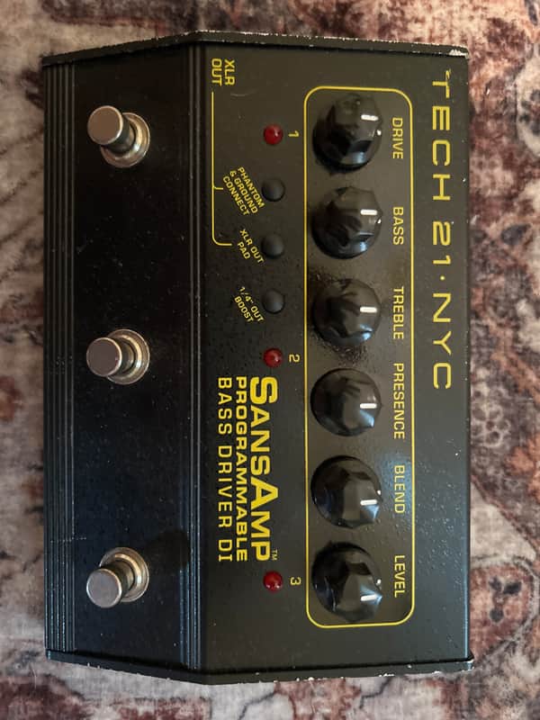 Tech 21 Sansamp Programmable Bass Driver