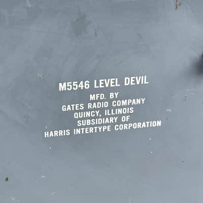 Gates Level Devil Model M5546 Tube Broadcast Limiter / Expander 1950s image 6