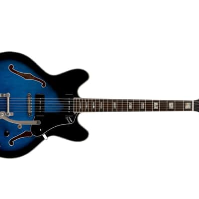 Vox Bobcat V90 Bigsby Sapphire Blue image 4