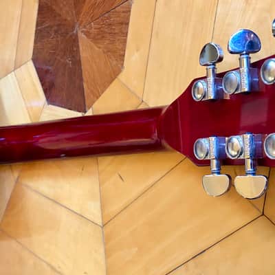 NAUGHTY BOY HUMMINGBIRD ACOUSTIC ELECTRIC DREADNOUGHT GUITAR in CHERRY BURST w/ GATOR CASES GIG BAG & STRAP image 17
