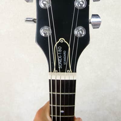 Gibson Sonex 180 Standard - Black Dirty Fingers Pickups #82670688 w/HSC USED image 7