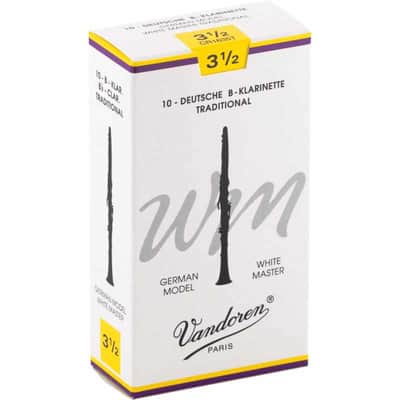 Vandoren CR1635T Anches clarinette Sib White Master Traditional force 3,5 image 1