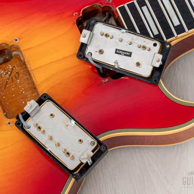 1984 Greco Mint Collection EG500C Custom Vintage Guitar Cherry Sunburst w/ Screamin PAFs, Japan Fujigen image 17