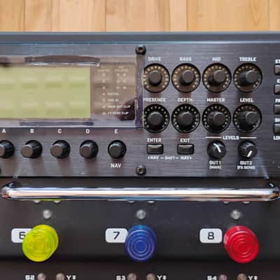 Fractal Audio Systems AX8 Amp Modeler + Multi-FX Processor - 2015 - 2020 - Black - Custom Colored Foot Caps image 10