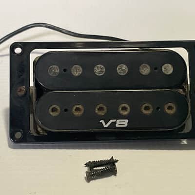 1990's Japan Ibanez S Series V8 Black Bridge Humbucker Guitar Pickup w/ Ring 16.04k image 2