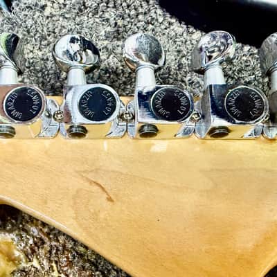 DiMarzio Lo Mass 6 on a Side Tuners Vintage Size Yngwie Malmsteen 80s - Chrome image 1