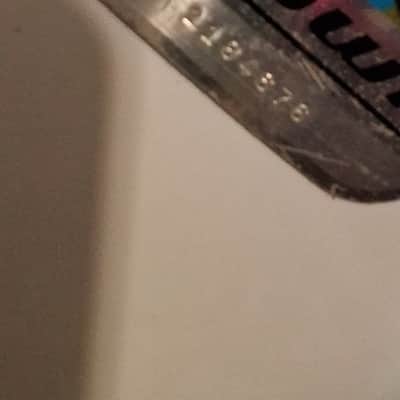 Ludwig  Blue Olive pointed badges 70's - White Cortex image 6