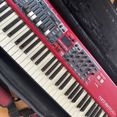 Nord Electro 6D SW73 Semi-Weighted 73-Key Digital Piano 2018 - 2022 - Red image 5
