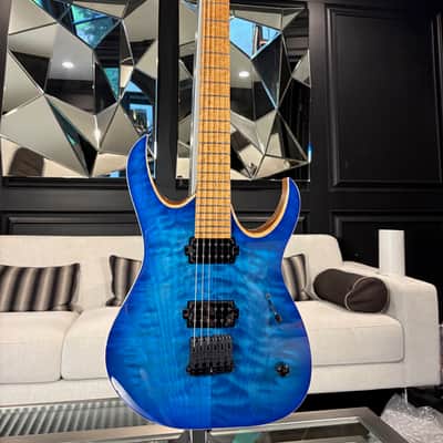 Mayones Duvell Elite; 4A Quilted Maple; 4A Birdseye; BKP TKOs image 6