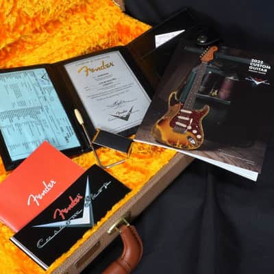FENDER CUSTOM SHOP Limited Edition 1960 Stratocaster Relic -2022- Faded Daphne Blue [CZ561617] (05/11) image 3