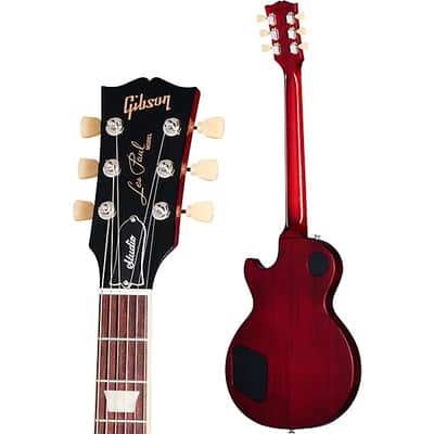 Gibson Les Paul Studio Electric Guitar 2024 - Wine Red image 4