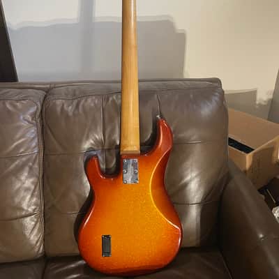 Music Man Stingray 5 H  2002 Autumn red burst sparkle image 2