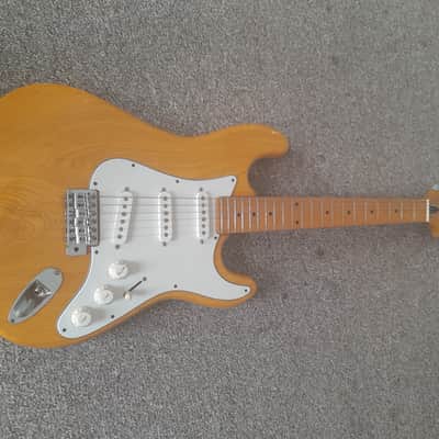 AlfaTone Stratocaster 1970s - Natural Hinoki VG Cond RARE image 1