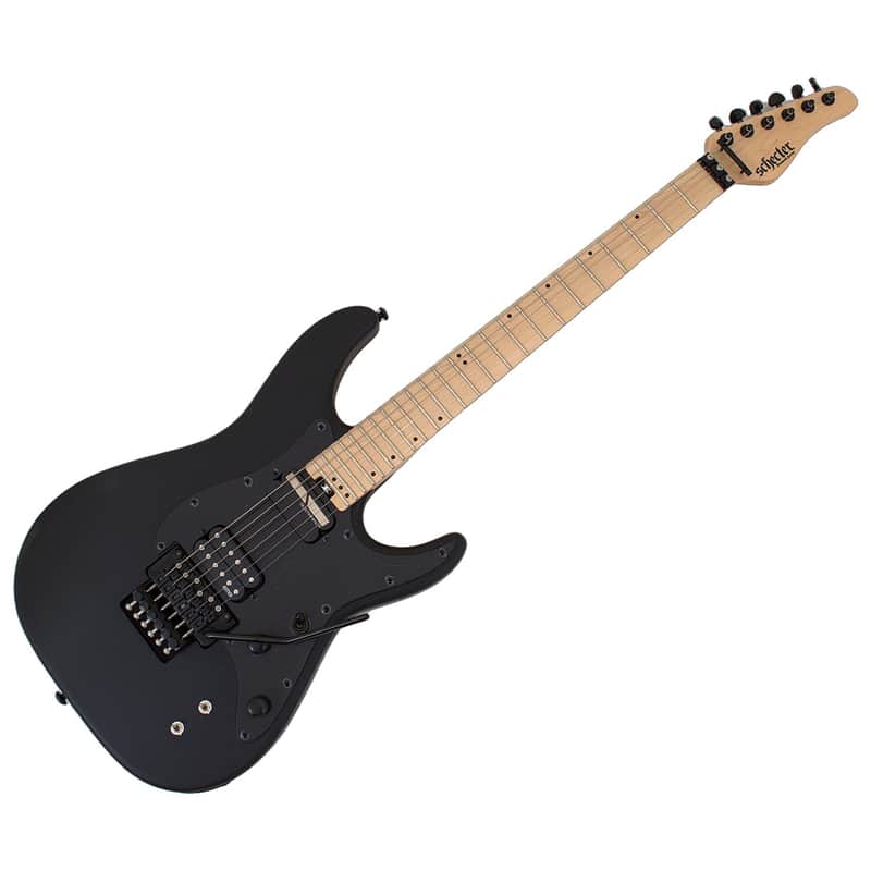 Schecter Sun Valley Super Shredder FR S guitar in Satin Black B-Stock 0680 image 1