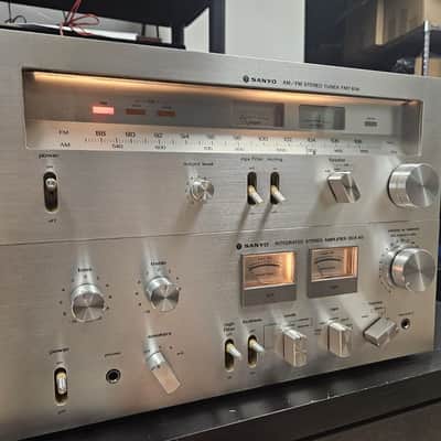 Sanyo DCA 411 & FMT 611 Sterei Receiver And Tuner | Tested And Working image 1