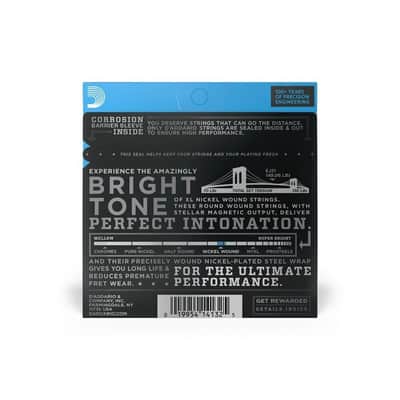 D'Addario XL 12-52 Jazz Light Electric Guitar Strings (Wound G) - EJ21 image 3