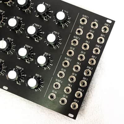 Synthesis Technology E370 Quad Morphing VCO (Black, Missing 8 Knobs) image 2