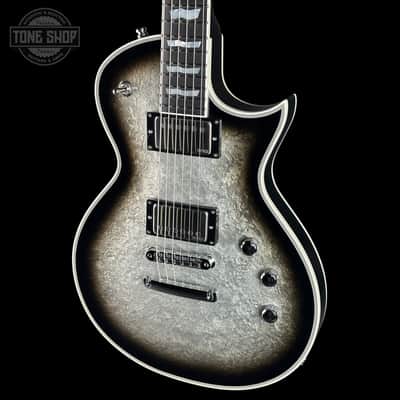 ESP Original Series Eclipse Custom Silver Liquid Metal Burst w/case E5231252 image 5
