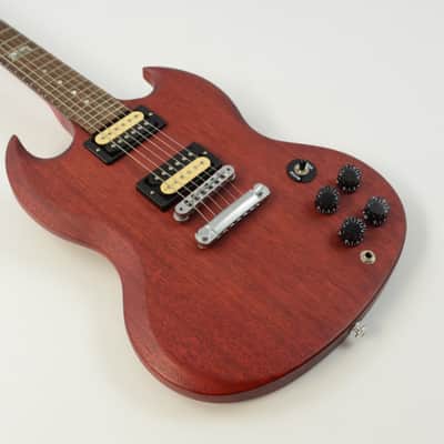 2014 Gibson SGJ Electric Guitar - Satin Cherry w/Gig Bag - 120th Ann. image 8