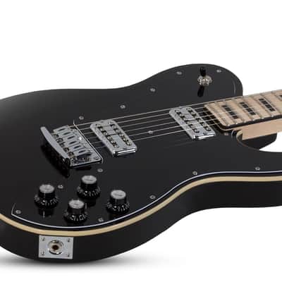 Schecter PT Electric Guitar. Fastback Gloss Black image 6