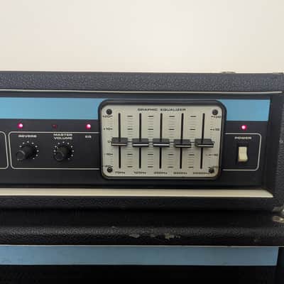 Vintage 1970s Acoustic Control Corp Model 230 Head & 403 4x12 Cab Stack w/ Original Cover imagen 12