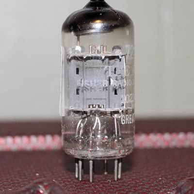 MULLARD 12DW7 7247 SHORT PLATES HALO GETR TEST NOS+ MINTY VINTAGE 1961 image 2