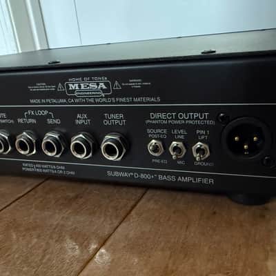 Mesa Boogie Subway D-800 Plus 800-Watt Bass Amp Head Bild 5