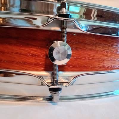 MARTIAL PERCUSSION CUSTOM HYBRID LOW PROFILE UTILITY SNARE DRUM SHELL RED OAK/MAPLE - MAHOGANY GLAZE-FREE SHIP TO C-USA! image 5