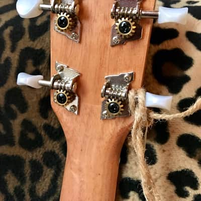 Ohana Zebrawood Concert Ukulele CK-15Z 2017 Zebrawood Satin image 6