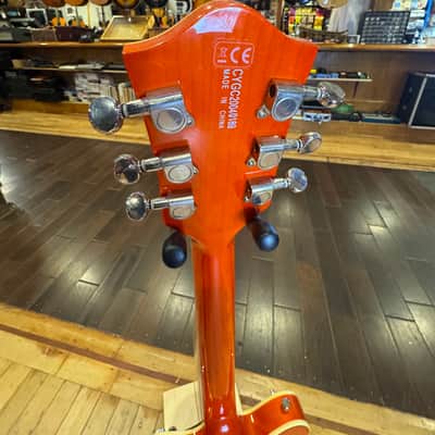 Gretsch G5622T Electromatic Center Block Double Cutaway with Bigsby, Laurel Fretboard 2019 - Present - Orange Stain image 7