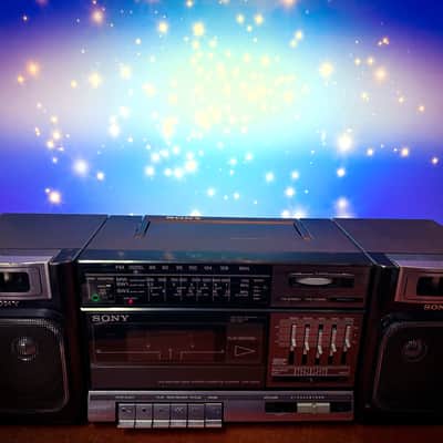 SONY CFS-1000S πRaReπ Vintage Stereo Cassette Boombox image 6