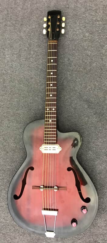 Eko 100/1 Electric 1966 Cherry Burst 1 Pickup Volume&Tone Control image 1