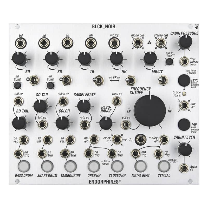 Endorphin.es Endorphin.es BLCK_Noir Eurorack Drum Synth Module…