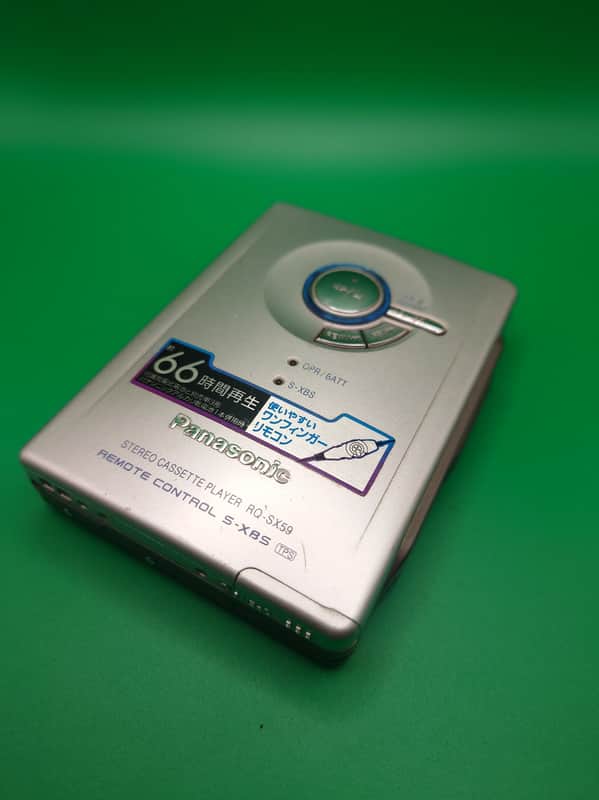 Panasonic rq-sx59 late 90s - Silver walkman portable cassette player image 1