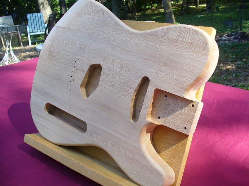 Extraordinary Quarter Sawn American Sycamore T Style Guitar Body for Telecaster® Neck Made in USA image 1