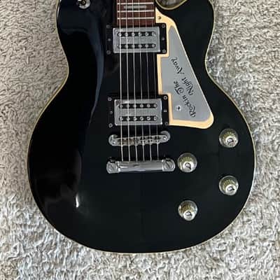 De Armond model M66 6 string single cut archtop electric guitar - black finish image 1