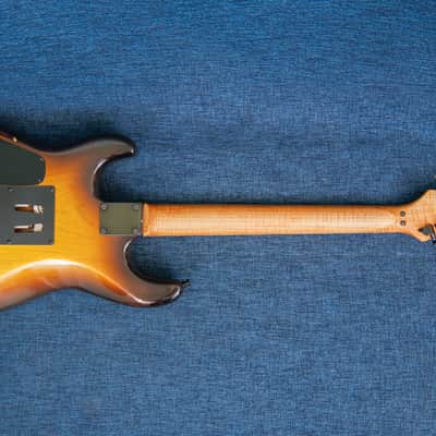Music Works Super Strat - Jim Foote late 80-s Sunburst image 11