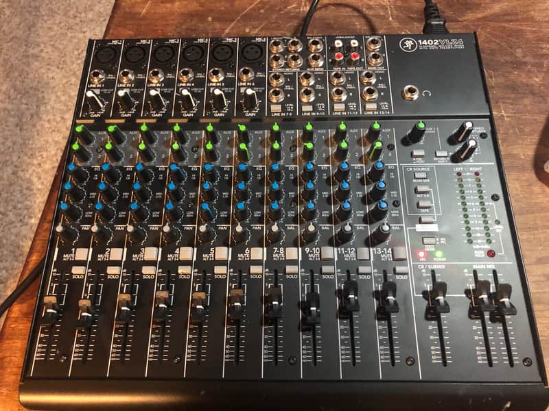 Mackie 1402VLZ4 14-Channel Mic / Line Mixer 2014 - Present - Black image 1