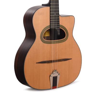 Eastman DM3 Grand Bouche Sitka Spruce/Rosewood Gypsy Jazz Acoustic Natural image 1