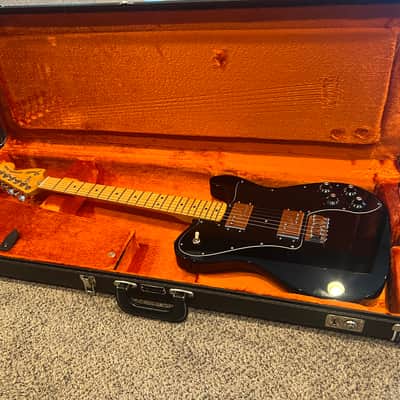 Fender American Vintage II '75 Telecaster Deluxe 2022 - Present - Black image 4