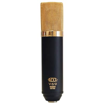 MXL V69M EDT Large-diaphragm Tube Microphone with Mogami Wiring V-69 V69 Studio image 3