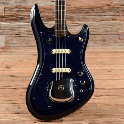 Guyatone EB-9 Sharp 5 Blue Sparkle 1970s image 1