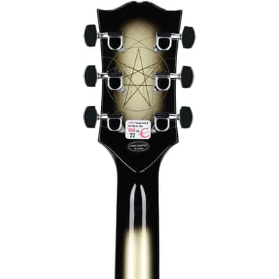 Epiphone Adam Jones 1979 Les Paul Custom Electric Guitar (with Case), Antique Silverburst, with Case image 3