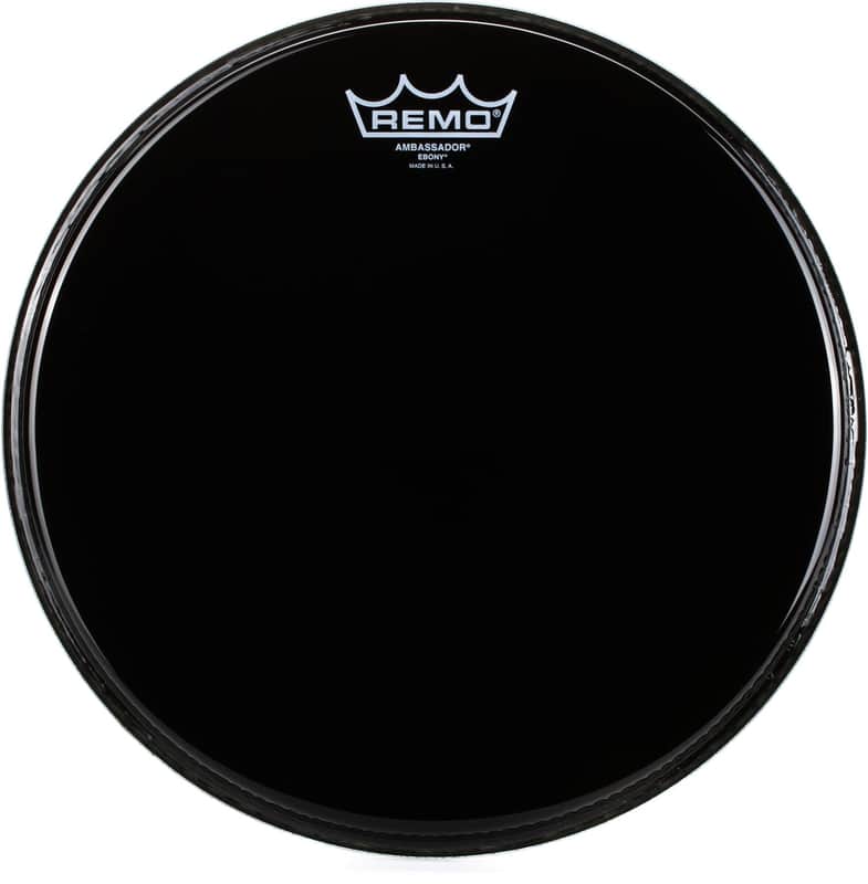 Remo Ambassador Ebony Drumhead - 12 inch (3-pack) Bundle image 1