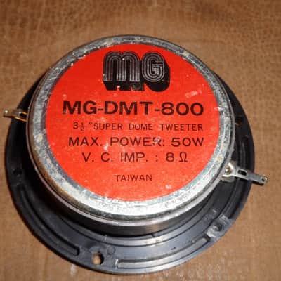 nos Climax MG Dome Tweeter MG-DMT-800 50 watt 8 ohm 8oz magnet 3 1/2" width image 2